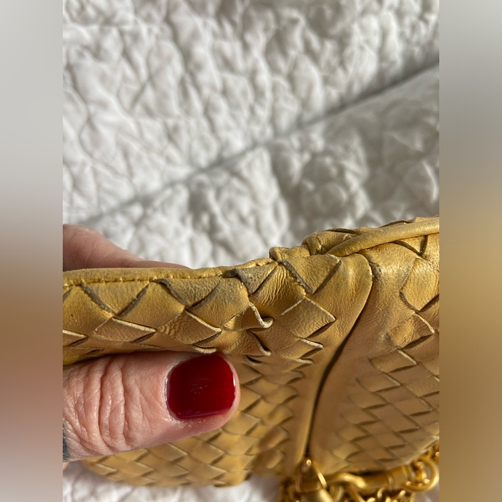 Bottega Veneta Gold Gilt Change Purse - Picture 11 of 16